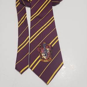 HARRY POTTER Gryffindor House Burgundy/Gold Tie